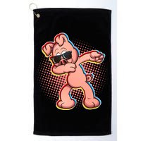 Cool Dabbing Pig Golf Towel