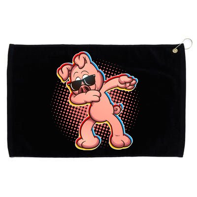 Cool Dabbing Pig Grommeted Golf Towel