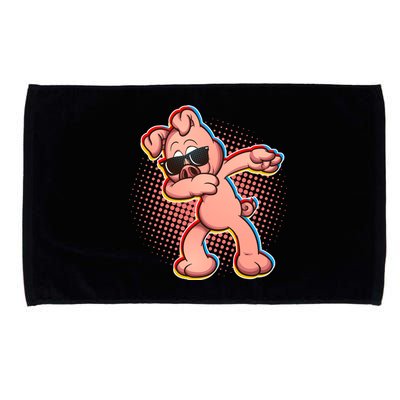 Cool Dabbing Pig Microfiber Hand Towel