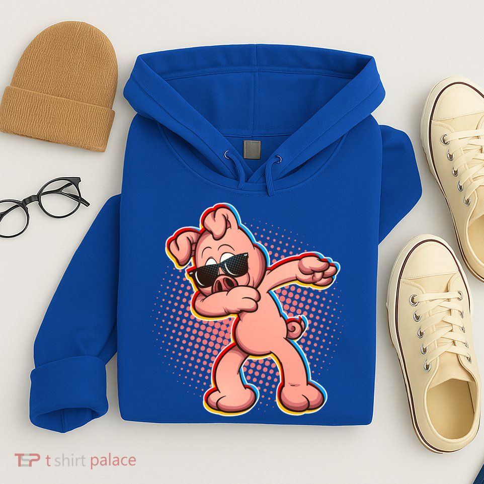 Cool Dabbing Pig Hoodie