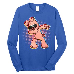 Cool Dabbing Pig Long Sleeve Shirt