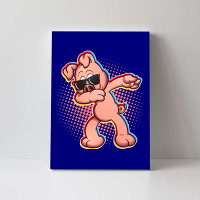 Cool Dabbing Pig Canvas