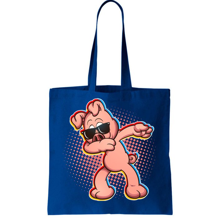 Cool Dabbing Pig Tote Bag