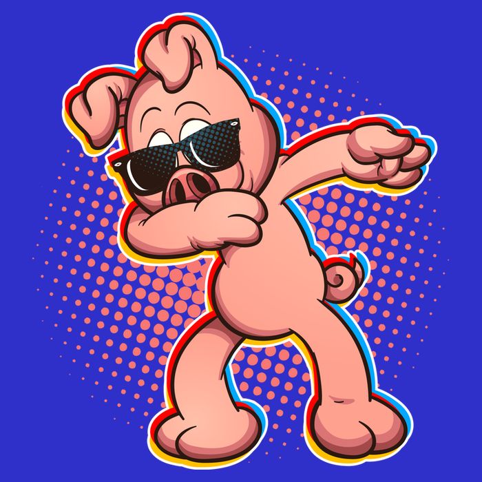 Cool Dabbing Pig Bag