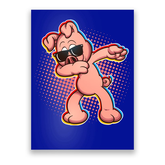 Cool Dabbing Pig Poster