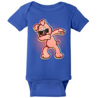 Cool Dabbing Pig Baby Bodysuit