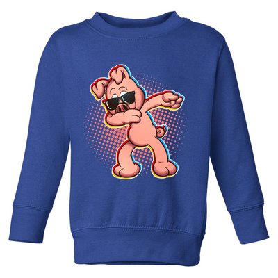 Cool Dabbing Pig Toddler Sweatshirt