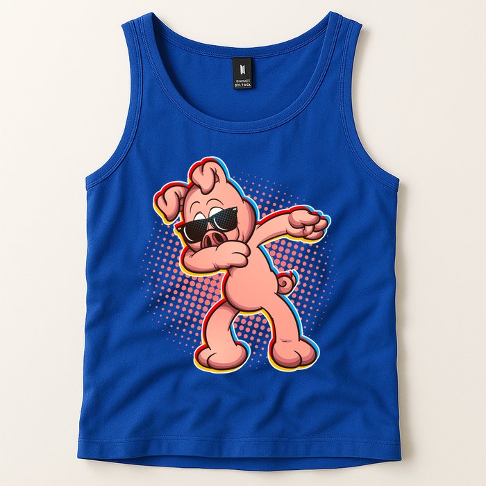 Cool Dabbing Pig Tank Top