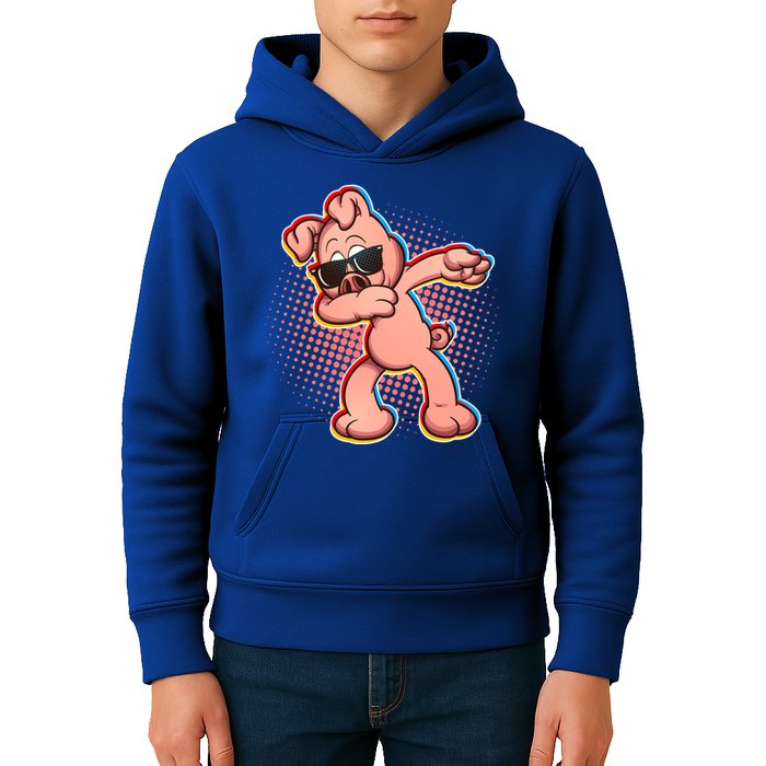 Cool Dabbing Pig Kids Hoodie