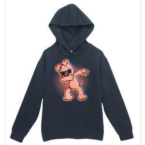 Cool Dabbing Pig Urban Pullover Hoodie