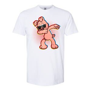 Cool Dabbing Pig Softstyle CVC T-Shirt