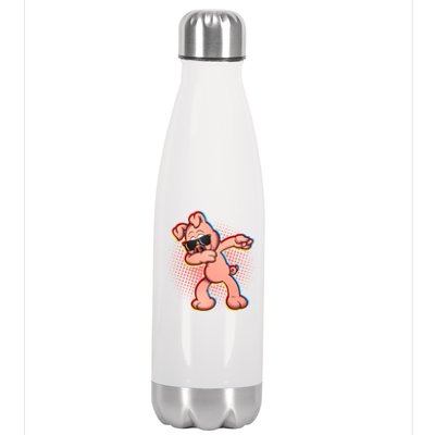 Cool Dabbing Pig Stainless Steel Insulated Water Bottle