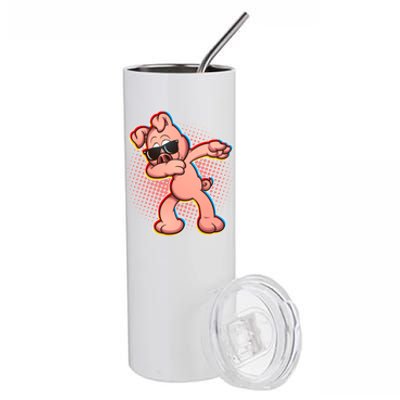 Cool Dabbing Pig Stainless Steel Tumbler