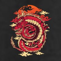 Cool Dragon Cloud design Cool Comfort Performance Bucket Hat