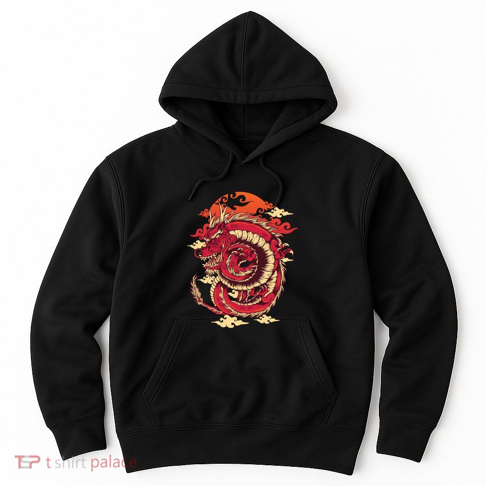Cool Dragon Cloud design Hoodie