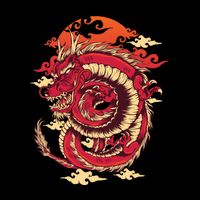 Cool Dragon Cloud design Impact Tech Backpack