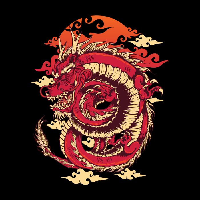 Cool Dragon Cloud design Impact Tech Backpack