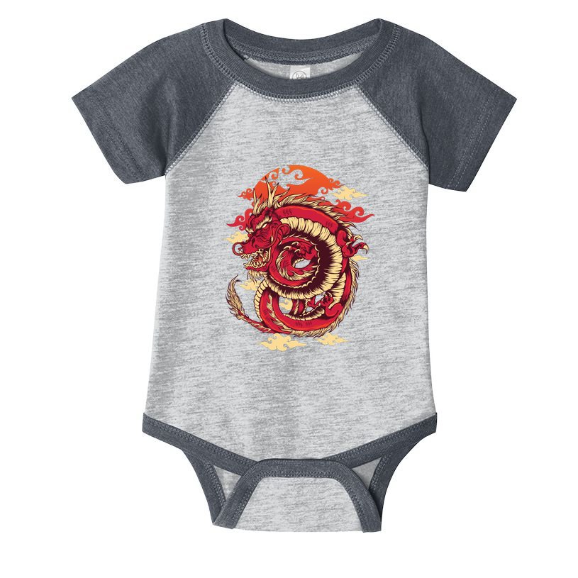 Cool Dragon Cloud design Infant Baby Jersey Bodysuit