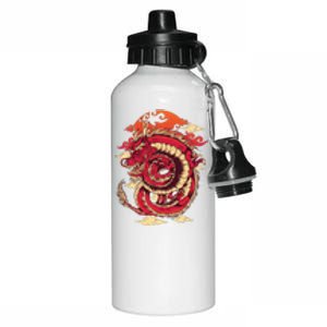 Cool Dragon Cloud design Aluminum Water Bottle 