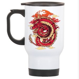 Cool Dragon Cloud design Stainless Steel Travel Mug