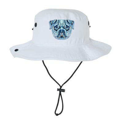 Cool Ethnic Trippy Pug Dog Face Legacy Cool Fit Booney Bucket Hat