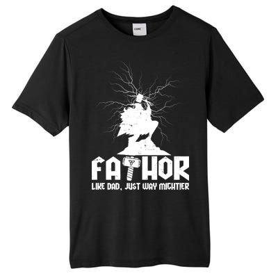 Cool Father's Day Mighty FATHOR  Tall Fusion ChromaSoft Performance T-Shirt