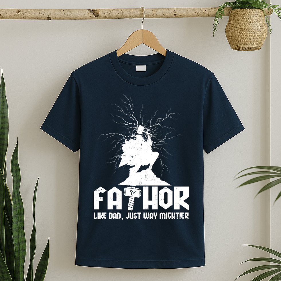 Cool Father's Day Mighty FATHOR  T-Shirt