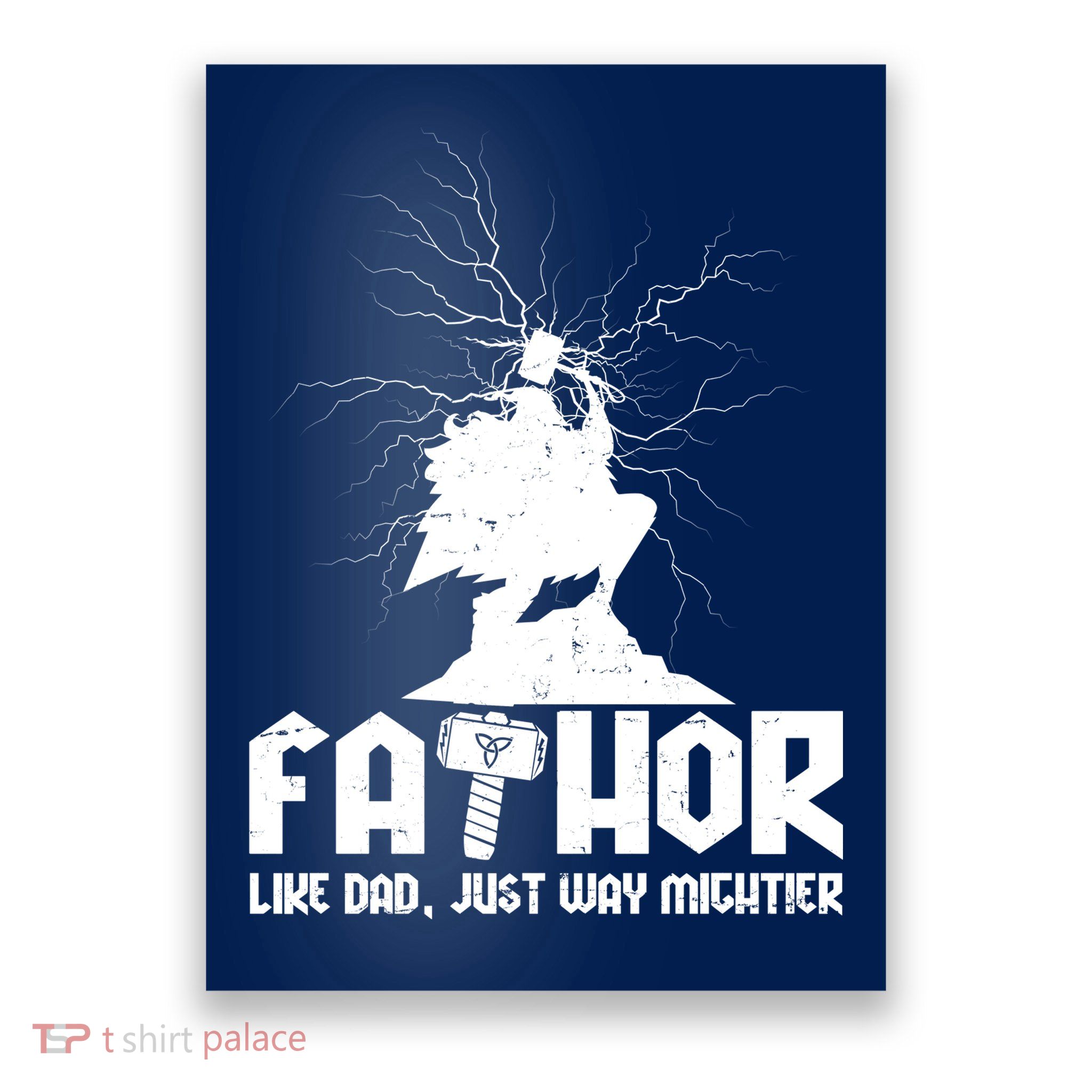 Cool Father's Day Mighty FATHOR  Poster