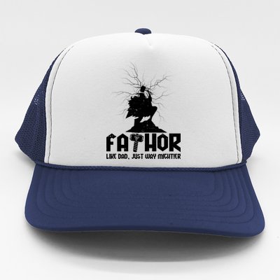 Cool Father's Day Mighty FATHOR  Trucker Hat