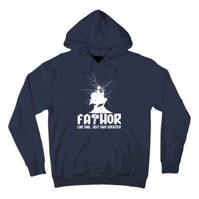 Cool Father's Day Mighty FATHOR  Tall Hoodie