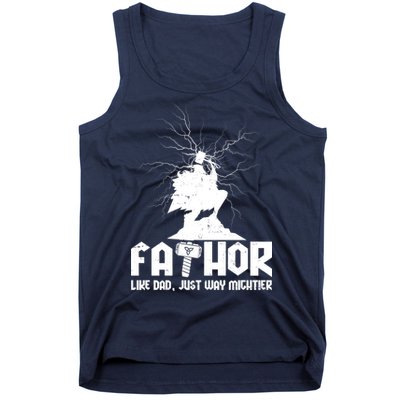 Cool Father's Day Mighty FATHOR  Tank Top