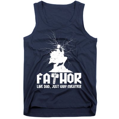 Cool Father's Day Mighty FATHOR  Tank Top