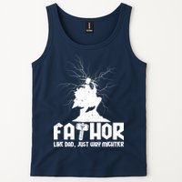 Cool Father's Day Mighty FATHOR  Tank Top