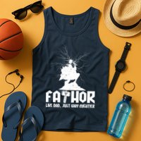 Cool Father's Day Mighty FATHOR  Tank Top