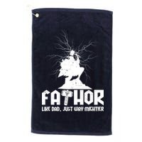 Cool Father's Day Mighty FATHOR  Golf Towel