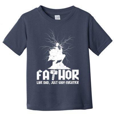Cool Father's Day Mighty FATHOR  Toddler T-Shirt