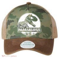 Cool Father's Day Papasaurus Emblem Legacy Tie Dye Trucker Hat