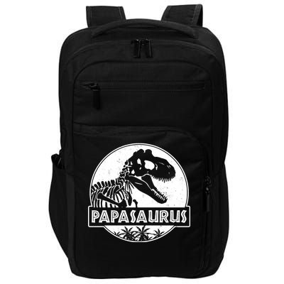 Cool Father's Day Papasaurus Emblem Impact Tech Backpack