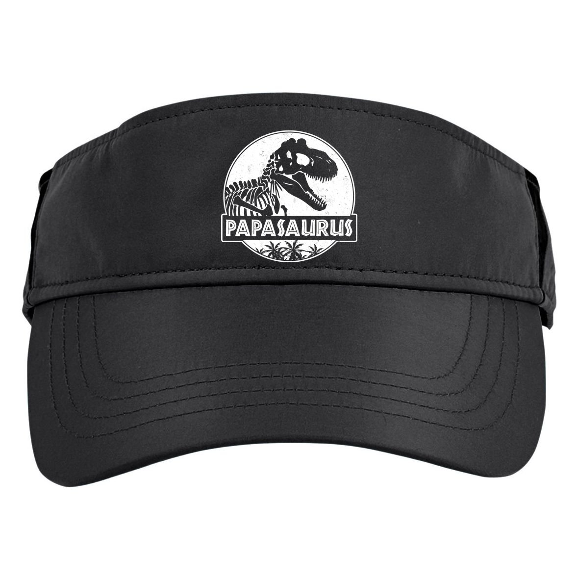 Cool Father's Day Papasaurus Emblem Adult Drive Performance Visor