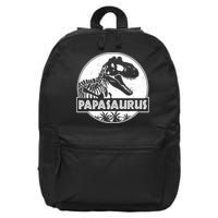 Cool Father's Day Papasaurus Emblem 16 in Basic Backpack