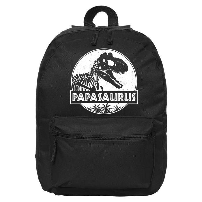 Cool Father's Day Papasaurus Emblem 16 in Basic Backpack