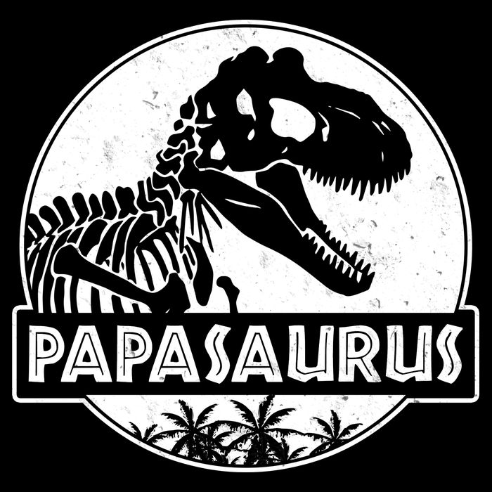 Cool Father's Day Papasaurus Emblem 16 in Basic Backpack