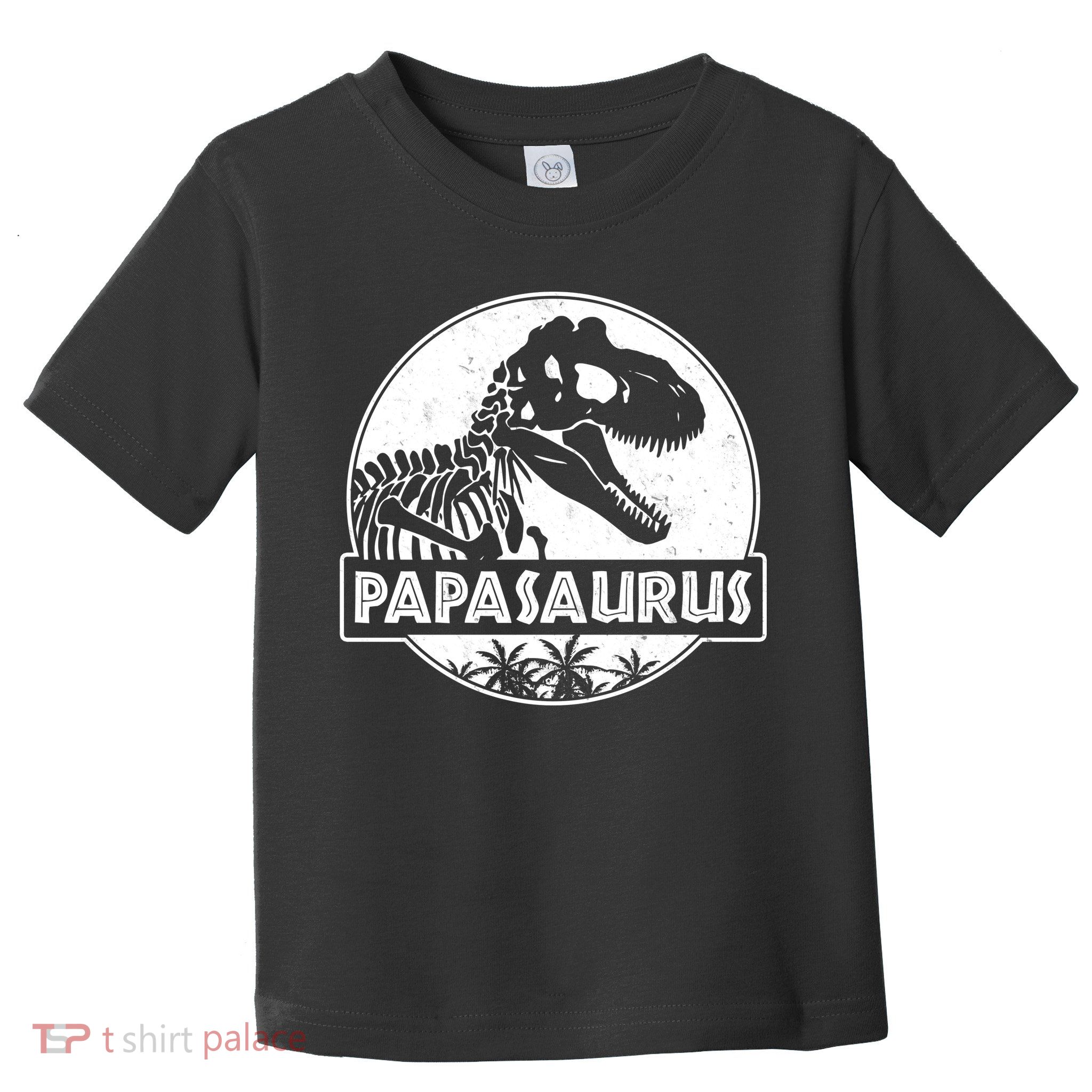 Cool Father's Day Papasaurus Emblem Toddler T-Shirt