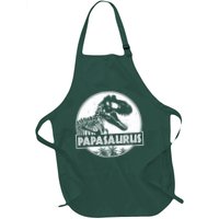 Cool Father's Day Papasaurus Emblem Apron