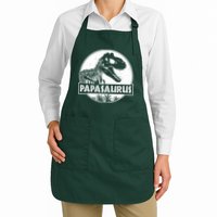Cool Father's Day Papasaurus Emblem Apron