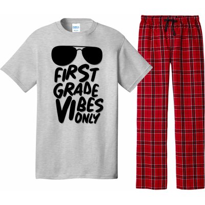 Cool First Grade Vibes Only Back to School Pajama Set