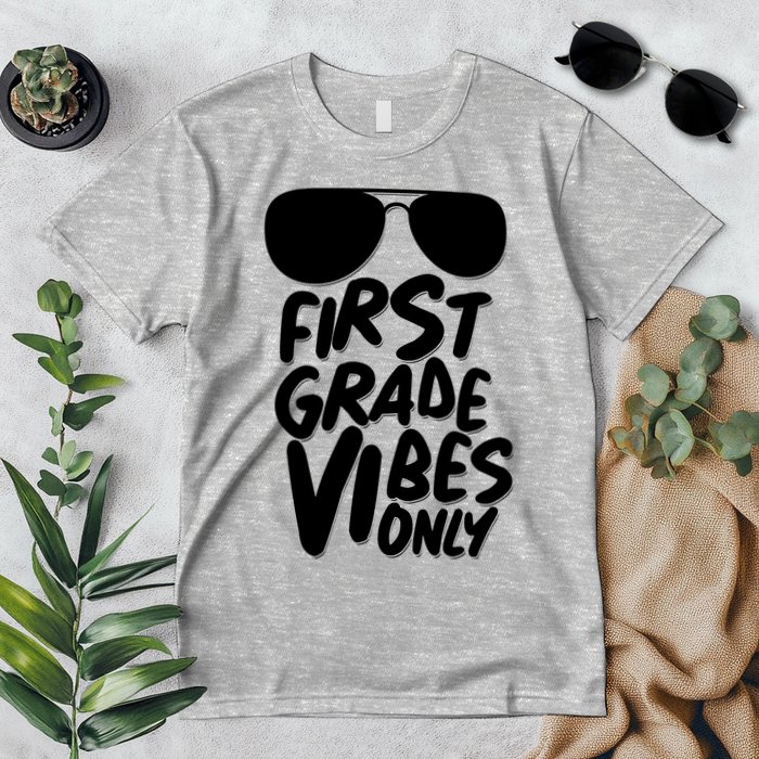 Cool First Grade Vibes Only Back to School Premium T-Shirt