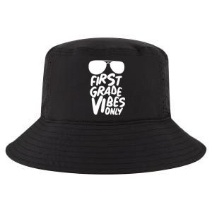 Cool First Grade Vibes Only Back to School Cool Comfort Performance Bucket Hat