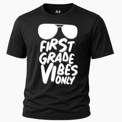 Cool First Grade Vibes Only Back to School Performance Shirt