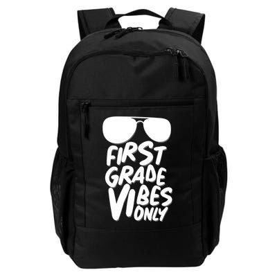 Cool First Grade Vibes Only Back to School Daily Commute Backpack